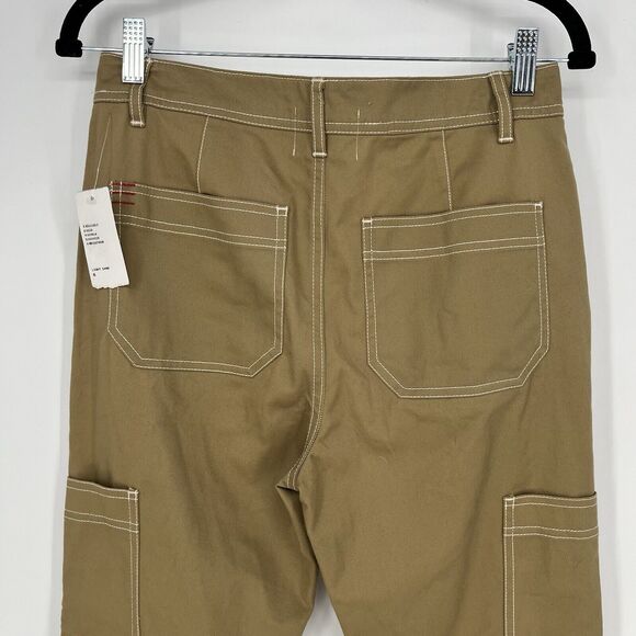 BDG Urban Outfitters NWT Khaki Low Rise Bootcut Cargo Pants Size 6 - Picture 7 of 10